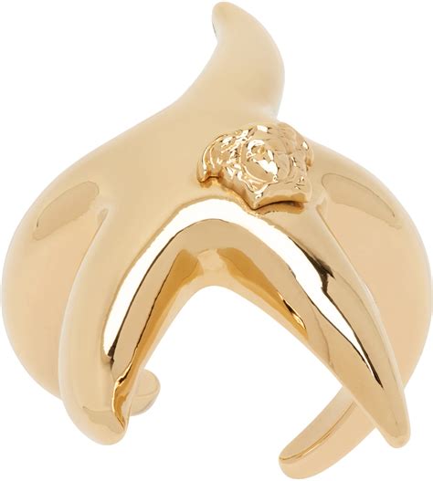 versace eternal barocco ring|Versace: Gold Barocco Sea Ring .